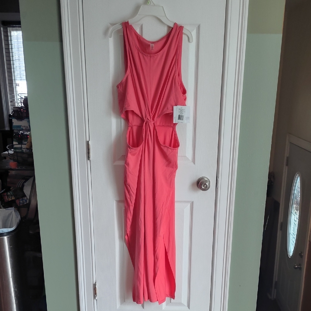 ❤️Beyond Yoga Pink Cutouts Maxi Dress❤️